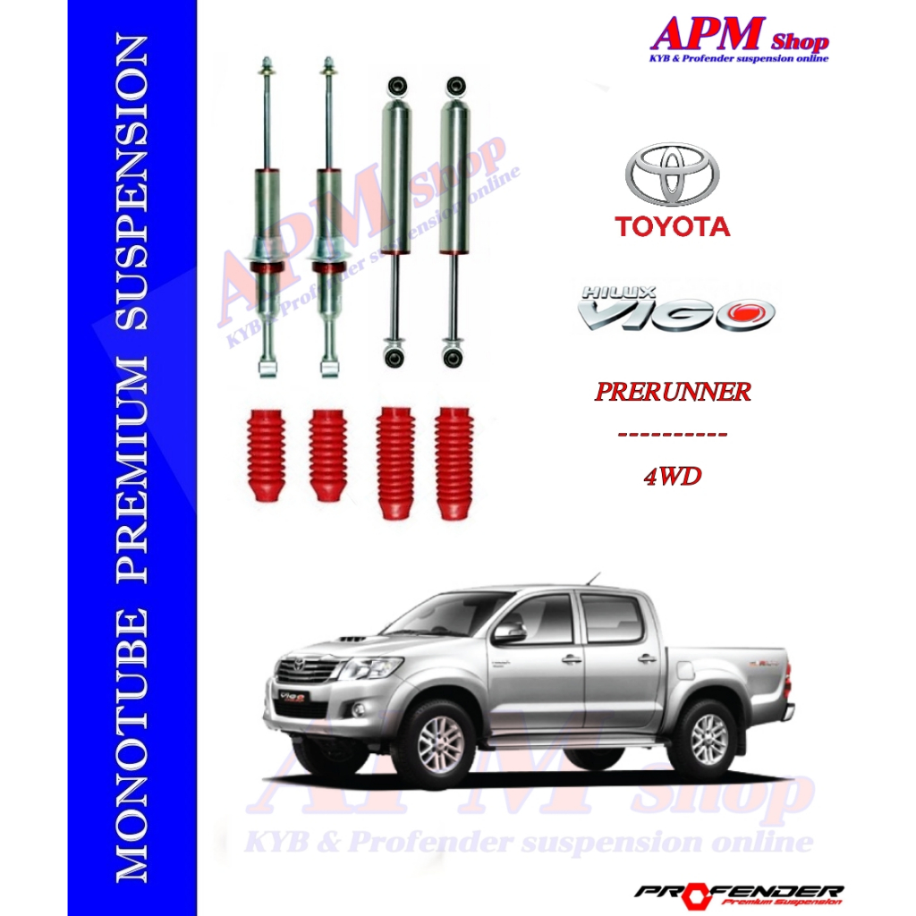 โช้คอัพ-monotube-ใส่รถ-toyota-vigo-prerunner-4wd-by-profender