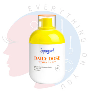 [พร้อมส่ง] *ลดล้างสต็อค หมดอายุ 10/23*  Supergoop! Daily Dose Vitamin C + SPF Sunscreen Serum SPF40 PA+++