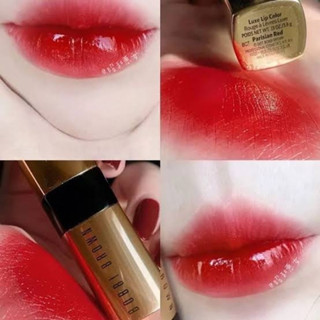 Beauty-Siam แท้ทั้งร้าน !! ลิปสติกขนาดทดลอง  BOBBI BROWN LUXE LIP COLOR สี PARISIAN RED ขนาด  2.3 G. #NP BOX