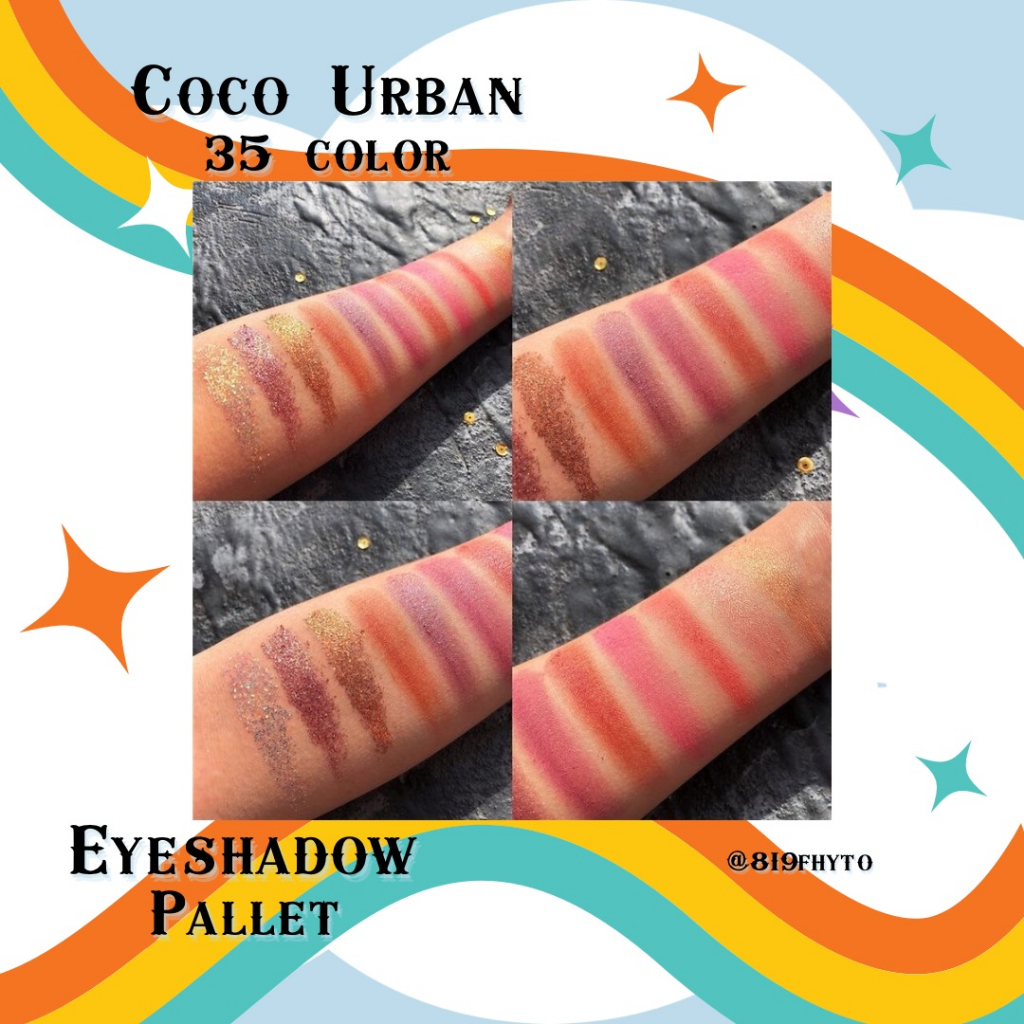 ถูก-ของแท้-ส่งไว-พาเลท-ทาตา-อายแชโดว์-สมุดเล่มใหญ่-เมอเมด-mermaid-pallet-35-color-เนื้อดินน้ำมันกันน้ำ-ติดทน