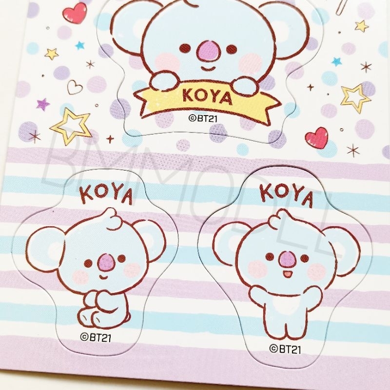 แผ่นแม่เหล็กลาย-koya-bt21