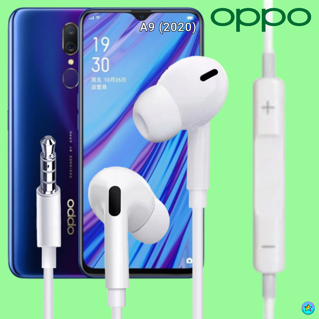 หูฟัง-สมอลทอล์ค-oppo-aux-3-5-mm-in-ear-ออปโป้-อินเอียร์-เสียงดี-เบสหนัก-รีโมทเล่น-หยุดเพลง-เพิ่ม-ลดระดับเสียง-a9-2020