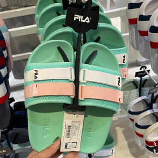 Size.33,34,36 [ลิขสิทธิ์แท้จากชอป] (ราคาป้าย 590) FILA casual รองเท้าแตะเด็ก