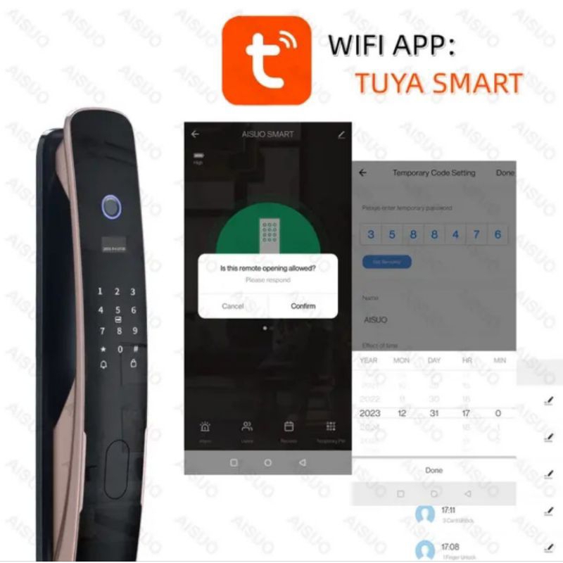 ประตูดิจิตอล-digital-door-lock-wifi-กลอนประตูดิจิตอล-สมาร์ทล็อค-smart-door-lock-app-tuya-และ-wishome-df4