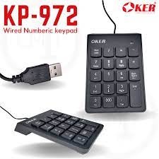 แป้นพิมพ์ตัวเลข อุปกรณ์เสริมโน้ตบุ๊ค จาก OKER รุ่น KP-972