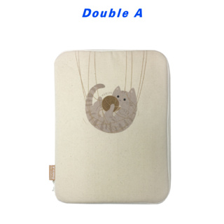 [สินค้าของแถมงดจำหน่าย] Double A กระเป๋าเอกสาร A4 25.5 × 34.5 × 2 cm คละลาย 1 ใบ