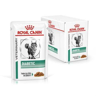 Royal Canin Diabetic Cat Pouch อาหารแมวเบาหวาน แบบเปียก ขนาด 85 กรัม (จำนวน 12 ซอง)