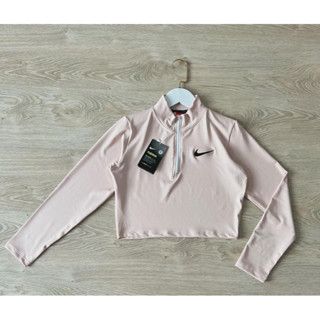 ✰ สินค้ามือหนึ่ง ✰ #NIKE #เสื้อครอปสปอร์ตสีชมพู