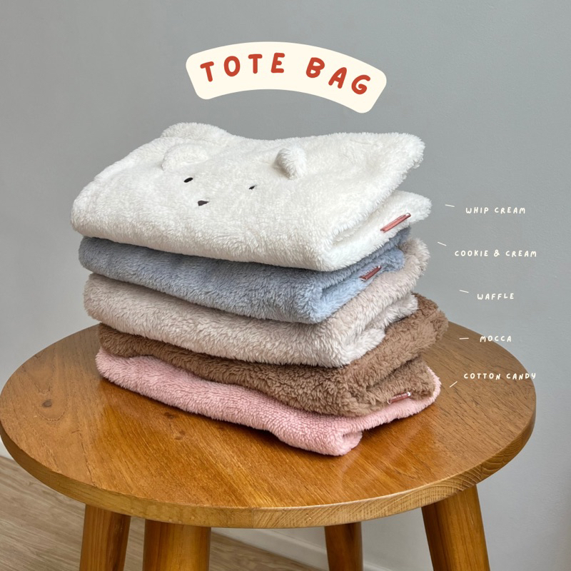 bear-s-totebag-กระเป๋าสะพายข้างน้องหมี-มีหางด้วยน้า