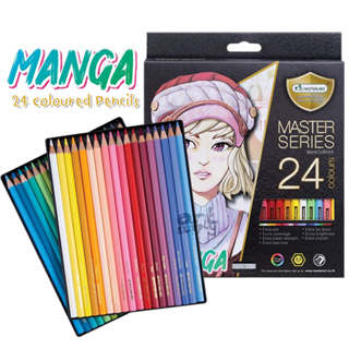 สีไม้ MSTA Master Series รุ่น Mange 24 สี ด้ามยาว