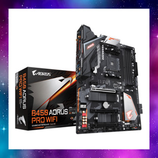 MAINBOARD (เมนบอร์ด) AM4 GIGABYTE B450 AORUS PRO WIFI ใช้งานปกติ ประกัน11/2024