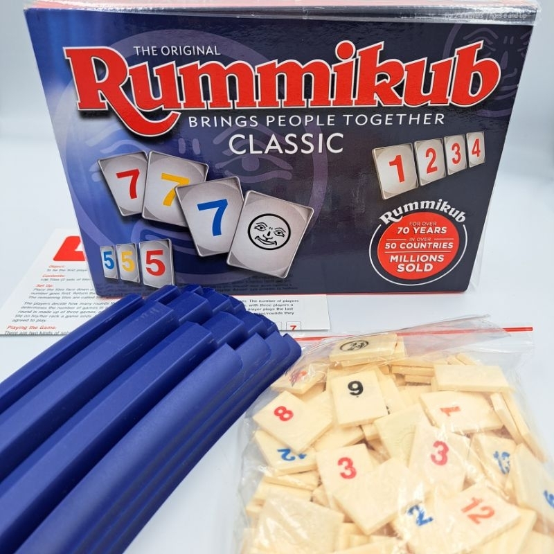 Rummikub board game รัมมี่คิวบ์ family game | Shopee Thailand