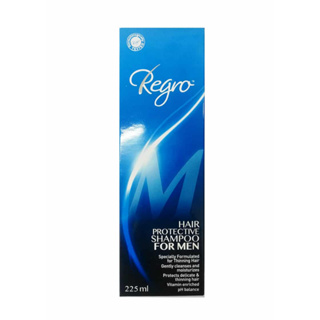 Regro Shampoo for Men 225 ml. แชมพูลดผมร่วงสำหรับผู้ชาย