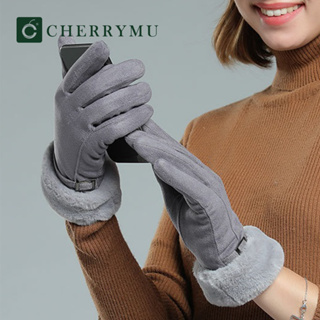CHERRYMU รุ่น CX09 ถุงมือหนัง Zoe fur gloves