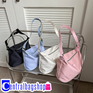 centralbagshop(C1910) กระเป๋าสะพายไหล่ผ้าอ๊อกซ์ฟอร์ด มี4สี สีพาสเทล