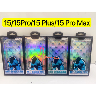 KingKong 15/15 Pro/15 Plus/15 Pro Max/14/14 Pro/14 Plus/14 Pro Max เคสคิงคอง ของแท้ 100% กันกระแทกเคสใส ขอบนิ่มหลังแข็ง