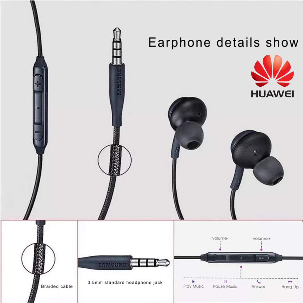 หูฟัง-สมอลทอล์ค-huawei-in-ear-aux-3-5mm-หัวเหว่ย-อินเอียร์-เบสหนัก-เสียงดี-สายถัก-เล่น-หยุด-เพิ่ม-ลดระดับเสียง-nova-8i