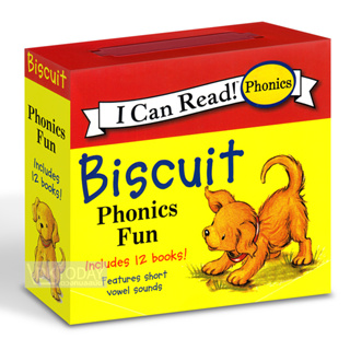 DKTODAY หนังสือ BISCUIT PHONICS FUN BOX (12 BOOKS)