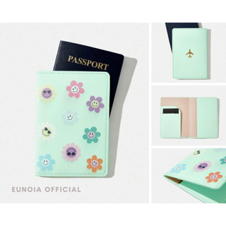 [พร้อมส่ง] เคสพาสปอร์ต ซองใส่ Passport Case ลายดอกไม้เขียว 🌸🌼💚