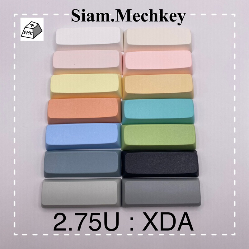 พร้อมส่ง ของแท้ 14สี 2.75U : XDA Profile Keycap คุณภาพดี PBT คีย์แคปเป ...