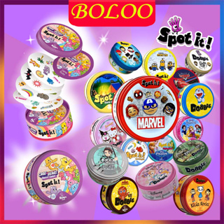 ราคาและรีวิวDobble Card Game Spot It Potte เกมกระดาน 2 ถึง  8 คน สําหรับครอบครัว คลาสสิก จับคู่เกม ของเล่น