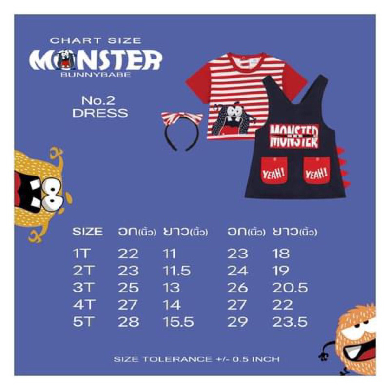 bunny-monster-เอี๊ยม-5t-used
