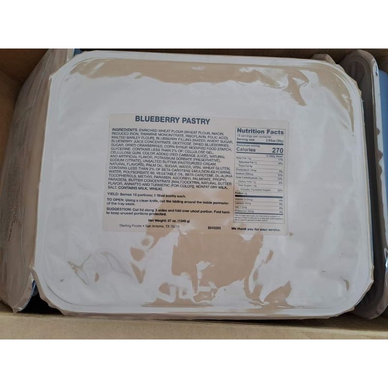 cake-tray-pack-ขนมเค้กถาดจากกองทัพสหรัฐ
