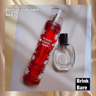 น้ำหอมกดแบ่งBathandbodyworks กลิ่นwinter candy apple Fragrance Mist น้ำหอมแท้100%