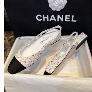 พรี​ ราคา4600 Chanel Slingback size34 35 35.5 36 36.5 37 37.5 38 38.5 39 40 41