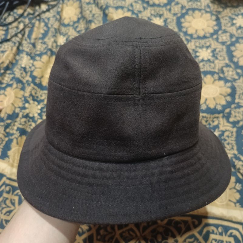 หมวก-บักเก็ต-ผู้ชาย-ผ้าสักหลาด-งานญี่ปุ่น-มือสอง-bucket-hat