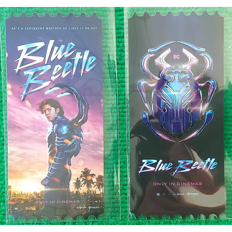 collectible-ticket-blue-beetle-ตั๋ววิบวับ-การ์ดวิบวับ-จาก-sf-แท้