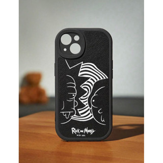 เคสไอโฟนหนังดำ i6-14promax (Case iphone) ริค แอนด์ มอร์ตี้ (สินค้างานลิขสิทธิ์แท้100% X Rick and Morty) การ์ตูนเด็ก Y2K