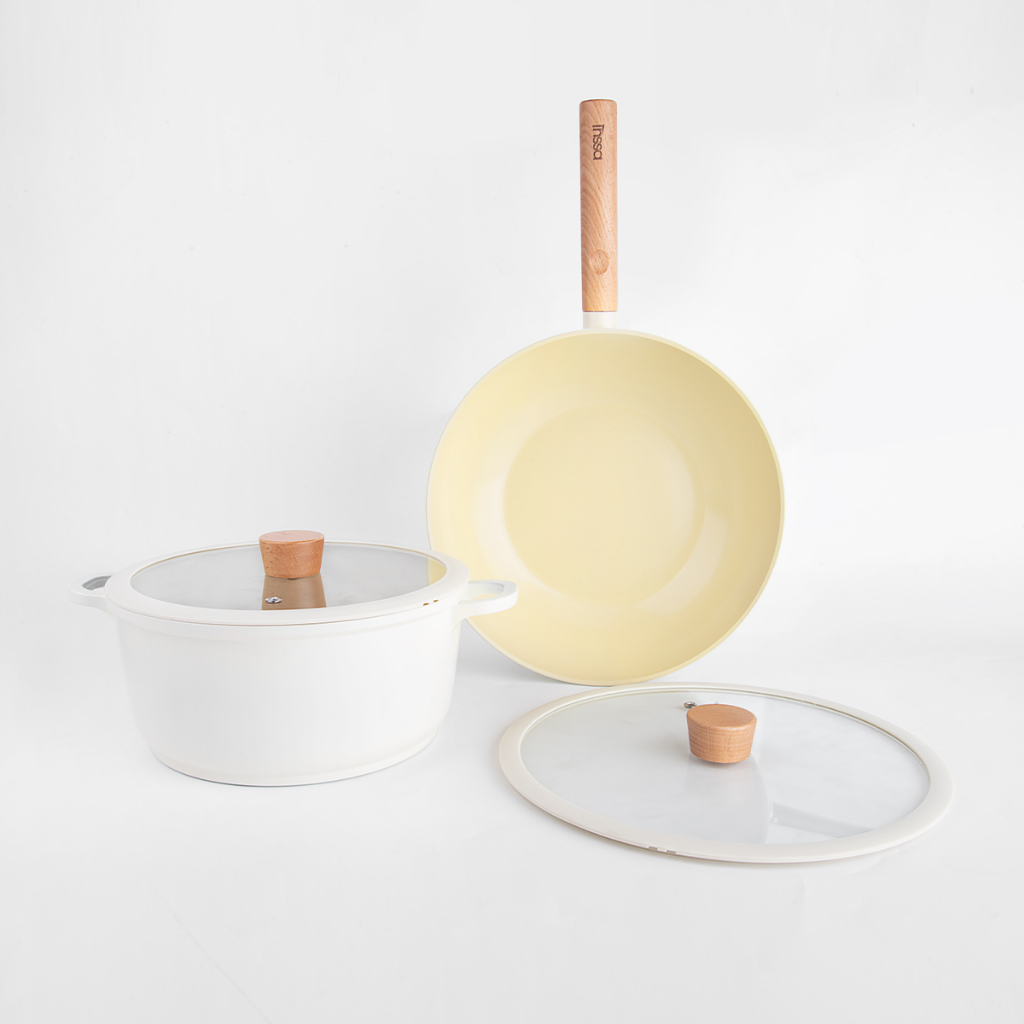 Simplus กะทะ หม้อ กระทะ 18/24CM กระทะ/28CM wok/24CM หม้อซุป/18CM หม้อนม ...