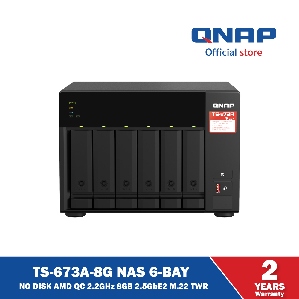Amd Ts 673a 8g NAS QNAP TS-673A-8G Bahías, AMD Ryzen