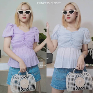 bybeyond แฟชั่น ผู้หญิง มีมุกติดหน้าอกสวยมาก