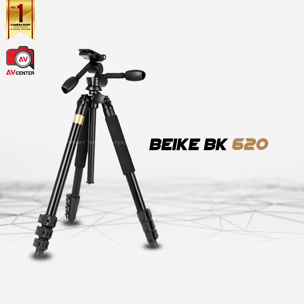 ขาตั้งกล้อง-beike-bk-620-รับน้ำหนักได้ถึง-20-กิโลกรัม