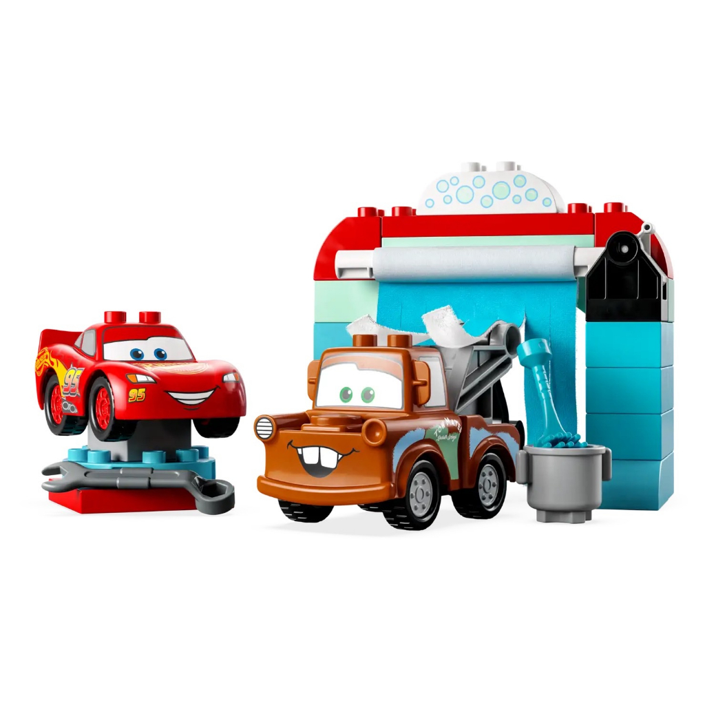 lego-disney-10996-lightning-mcqueen-amp-maters-car-wash-fun-เลโก้ใหม่-ของแท้-กล่องสวย-พร้อมส่ง