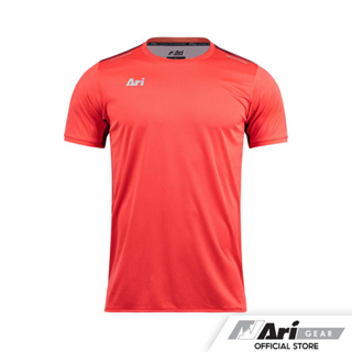 ARI MENS FLEXI RUNNING TEE - HOT PINK/SILVER/MAROON เสื้อวิ่งผู้ชาย อาริ เฟลค สีชมพู