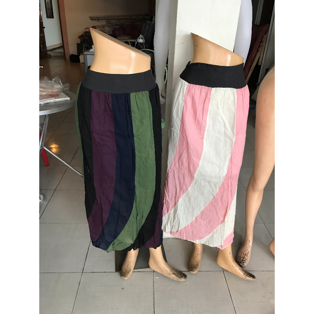 ids005-พร้อมส่ง-กระโปรงขอบยาง-มีซับใน