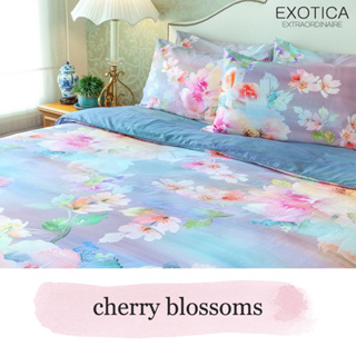 EXOTICA ปลอกหมอน (19” x 29”) / ปลอกหมอนข้าง (14” x 44”) / ปลอกหมอนบอดี้ (19" x 46") ลาย Cherry Blossoms