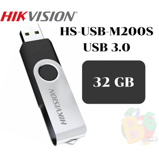 32GB FLASH DRIVE (แฟลชไดร์ฟ) HIKVISION (HS-USB-M200S) USB 3.0 R60MB/S W15MB/S (5Y) ของแท้