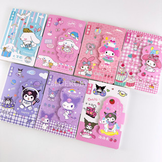 พร้อมส่ง💕 สมุดโน้ต สมุดบันทึก ขนาดพกพา ลายการ์ตูน ซานริโอ้ เครื่องเขียน sanrio notebook | Bluerubystore