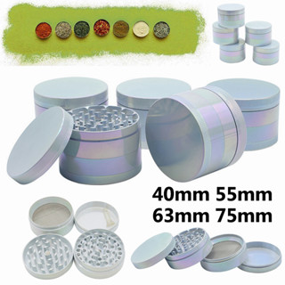 Grinder coffee เครื่องบด 40mm 55mm 63mm 75mm, 4 ชั้น, ฟันแหลม, งาน CNC, เครื่องบดวานิลลา, เมล็ดกาแฟ[ขายส่ง]