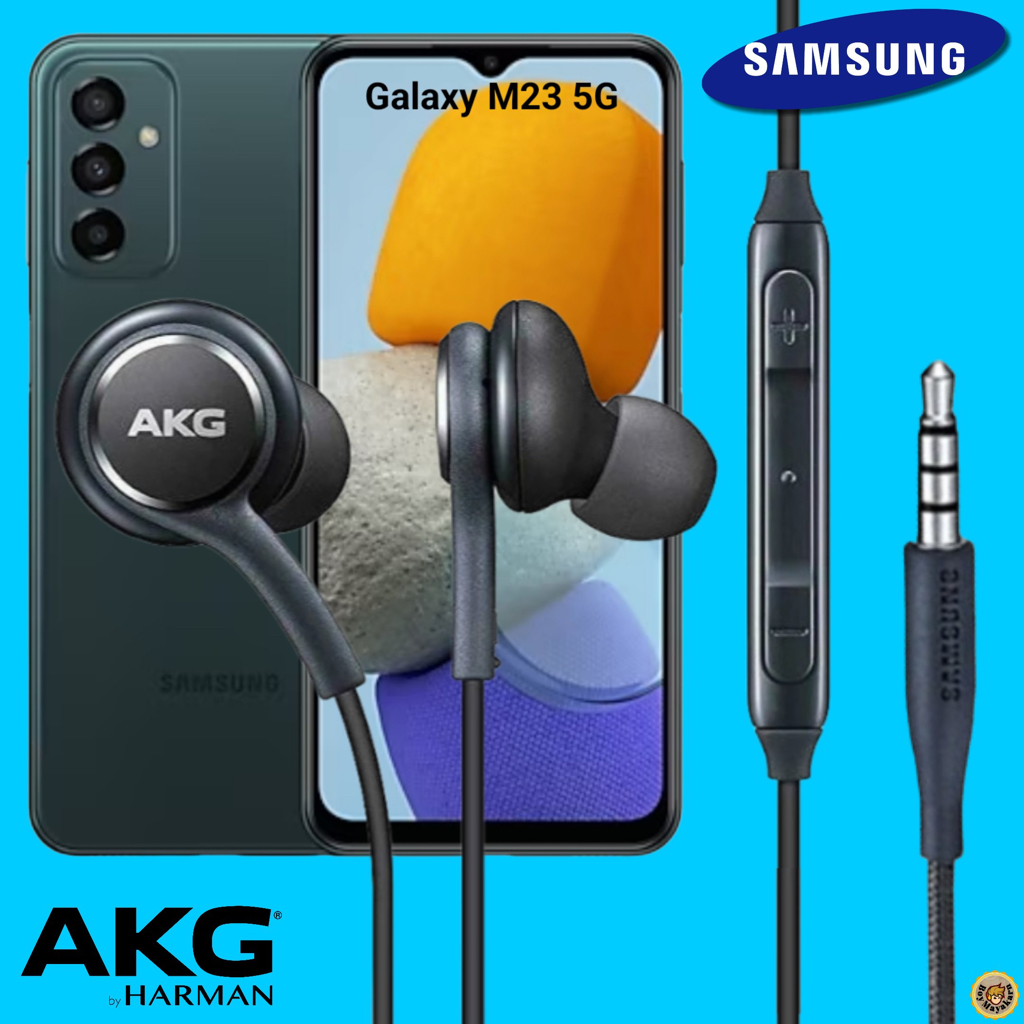 หูฟัง-สมอลทอล์ค-samsung-แท้-3-5-mm-aux-in-ear-ซัมซุง-m23-และทุกรุ่น-อินเอียร์-สายผ้าถัก-เสียงดีเบสหนัก-ควบคุมระดับเสียง