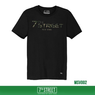 เสื้อยืด 7th Street รุ่น MSV002-สีดำ