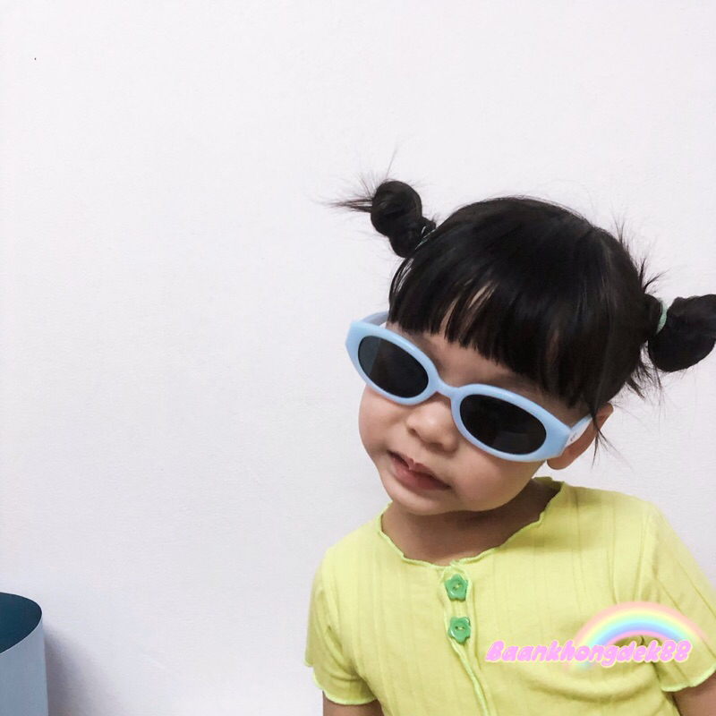 พร้อมส่ง-แว่นตาเด็ก-แว่นตาแฟชั่นกันแดดสำหรับเด็ก-แบบใหม่ล่าสุด-งานสวยเกาหลีเกาใจสุดๆคร่า