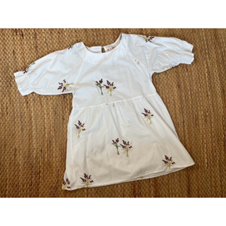 Minidress x cotton ปักน่ารักมาก อก38  ยาว30 • Code : 005(1)