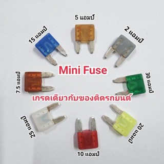 ภาพหน้าปกสินค้าPacificแท้ made in japan🔥Mini Fuse ขายาว🔥Fuse 🚘   Fuse Mini ฟิวส์รถยนต์ มินิฟิวส์ ฟิวส์ขายาว ที่เกี่ยวข้อง