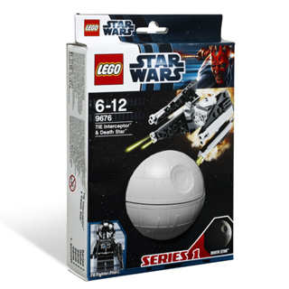 9676 : LEGO Star Wars Planet Series 1 - TIE Interceptor &amp; Death Star (กล่องไม่สวย)​