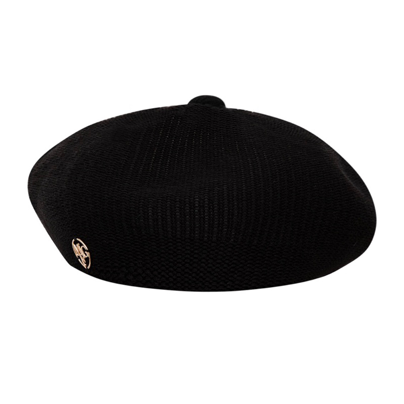 ☆ Marithe Francois Girbaud☆ L CIRCLE LOGO KNIT BERET